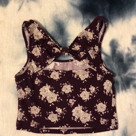 Forever 21 Floral Crop Top - Picture 4 of 5